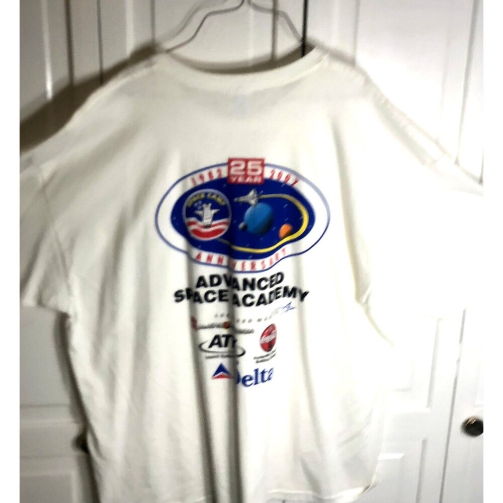Vintage 2007 Space Camp Advanced Space Academy 25th Anniversary T-Shirt 2XL - Picture 4 of 7